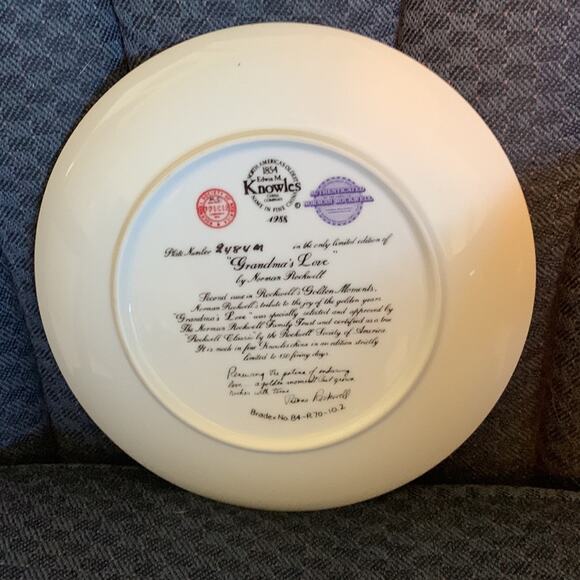 NORMAN ROCKWELL COLLECTION, GRANDMA’S LOVE - Picture 2 of 2